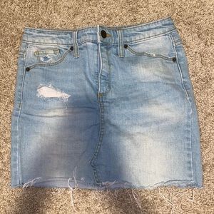 jean skirt